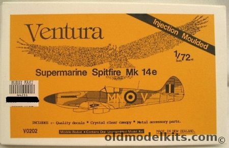 Ventura 1/72 Supermarine Spitfire Mk 14e Belgian Air Force, V0202 plastic model kit